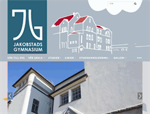 Tablet Screenshot of jakobstadsgymnasium.fi